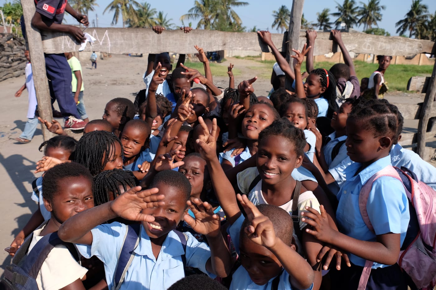 I bambini e i ragazzi del Mozambico